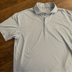 Men’s Rhoback Striped Golf Polo Medium